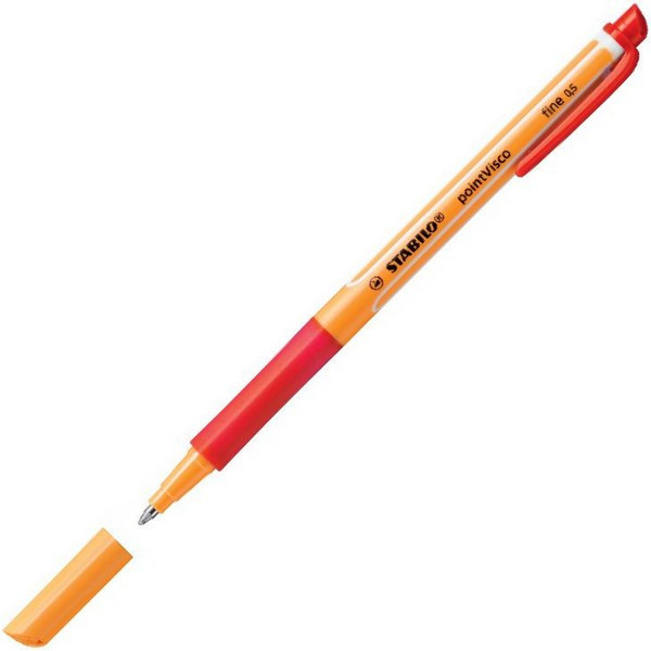Ручка Гелевая Stabilo Point Visco Красная 0,5 мм. (STABILO 1099/40)