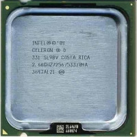 Процессор Socket 775 Intel Celeron D 331 SL98V 2.66GHz/256/533/04A Уценка