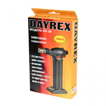 Газовый паяльник DAYREX DR-30 BL1 Тип: Газовый паяльникЦена: за 1 шт.