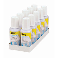 Корректирующая жидкость UHU Correction Fluid, "Штрих", 20мл, Комплект 10 шт. (UHU 50450/50670 SET10)*
