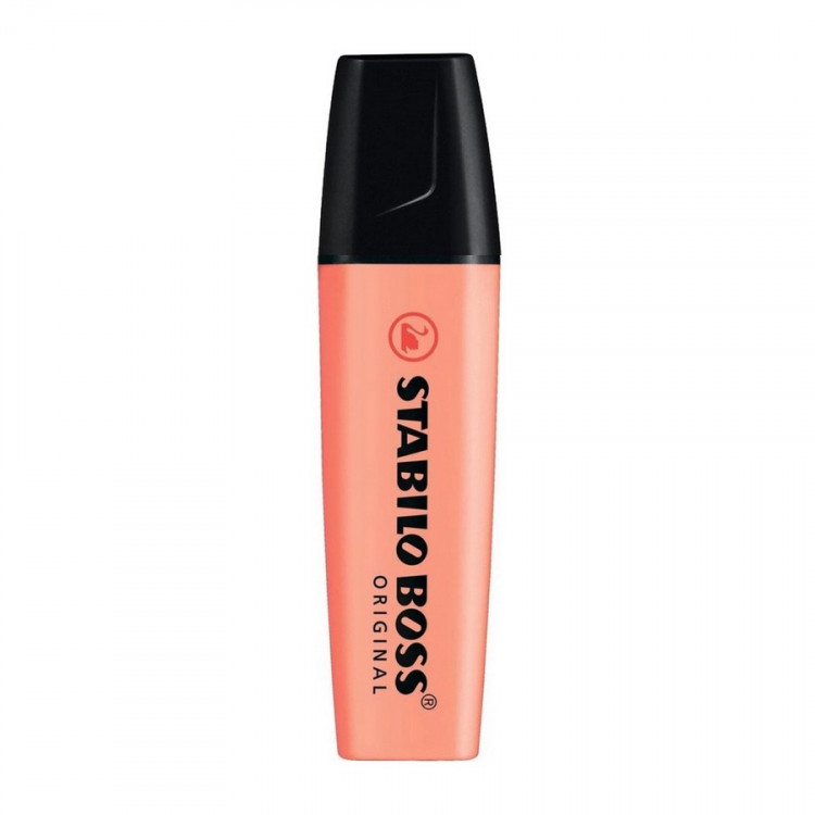 Текстовыделитель Stabilo Boss Original Pastel 70/126 персиковый 2-5 мм, скошенный (Stabilo 70/126)*