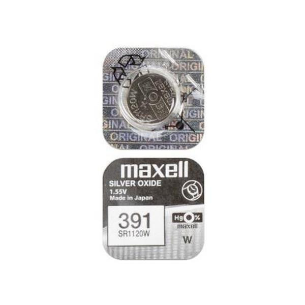 MAXELL SR1120W   391  (0%Hg), в упак 10 шт Батарейка